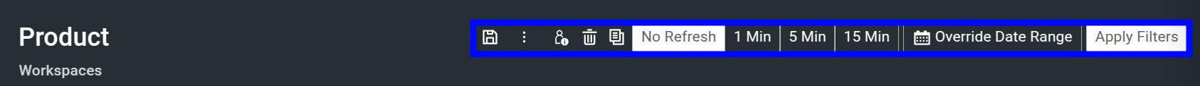 Dashboard Actions
