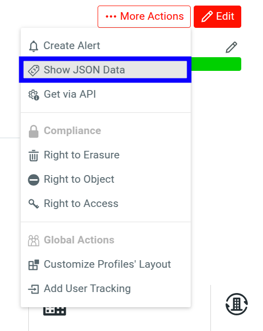 More Actions button
