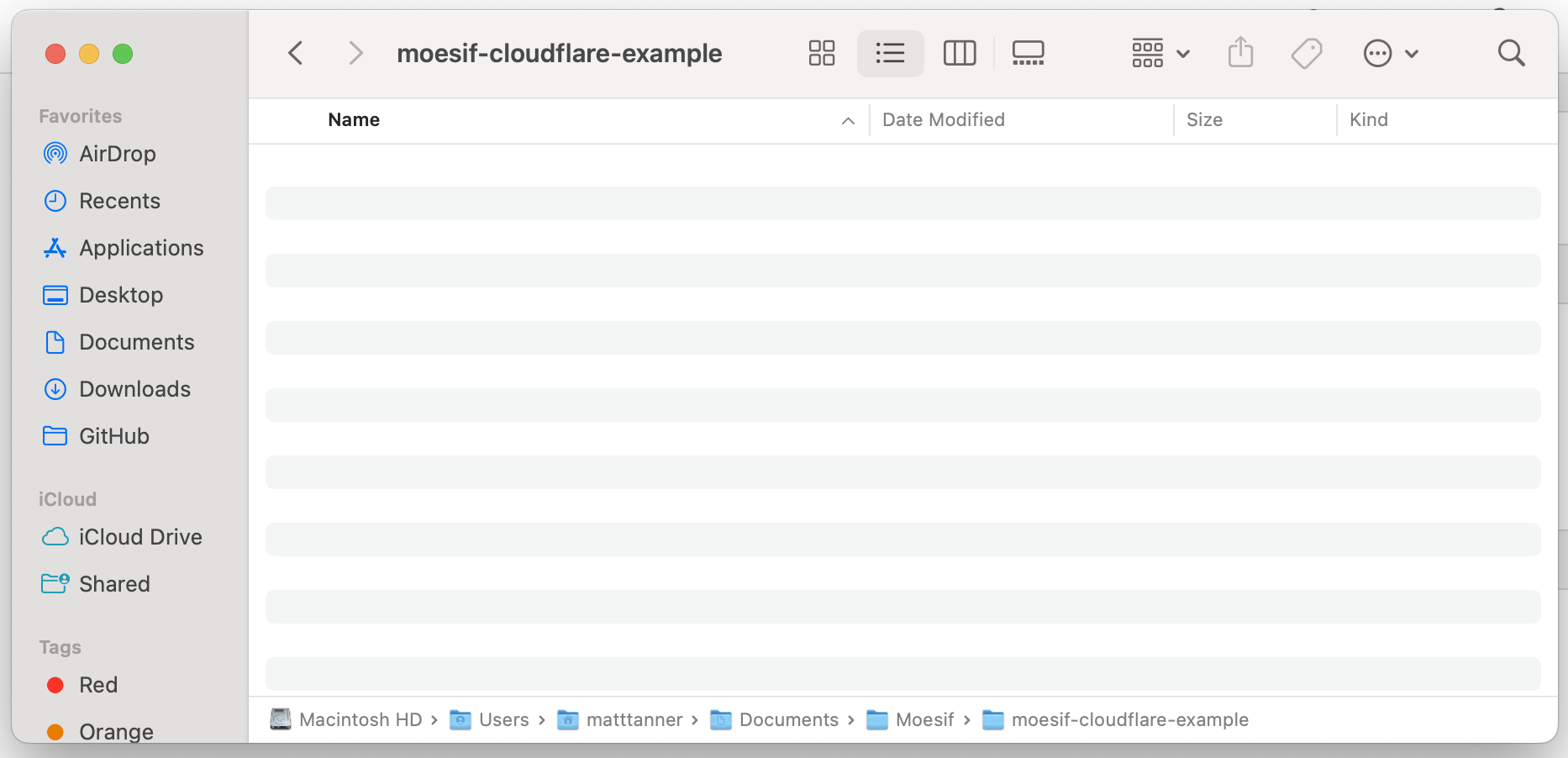 Example folder