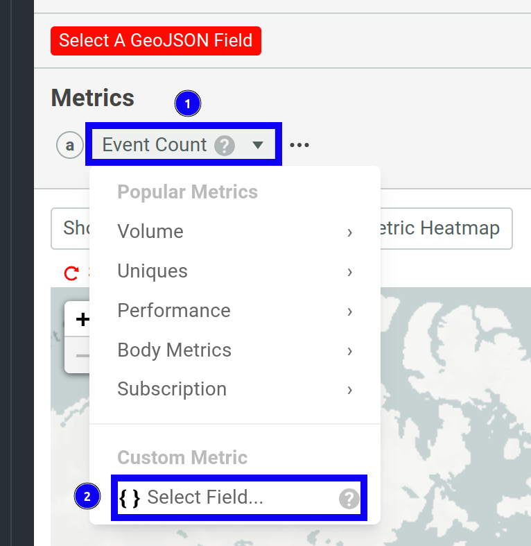 Defining a custom metric.