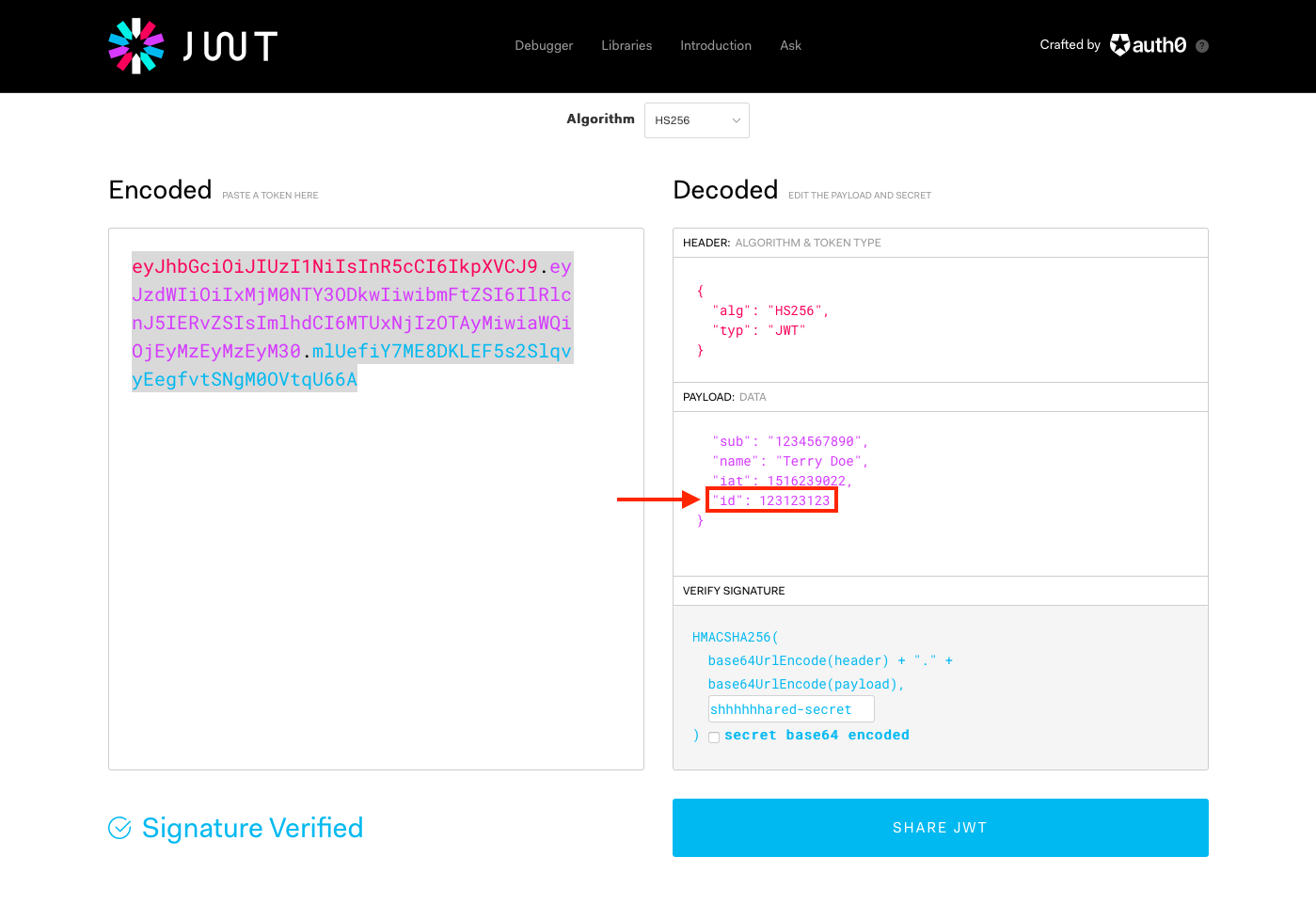 example text